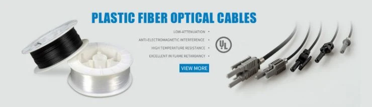 1.0 2.2 simplex pof cable Low attenuation PMMA plastic optic fiber cable (1)(001)