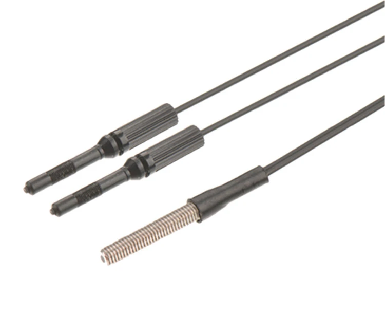 M6 Serat Optik Meresap Kabel Sensor Mencerminkan