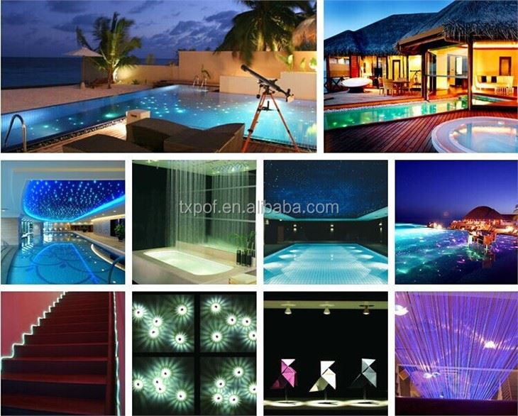 Side Glow Lighting Optic Fiber