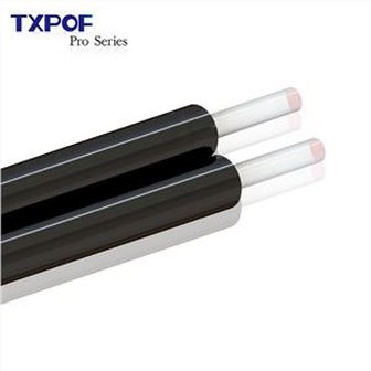 1.0*2.2mm Pvc Jacket Kabel Gentian Optik Plastik